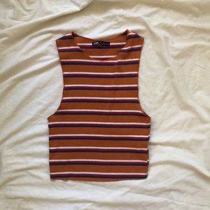 Zara Striped Tank Top
